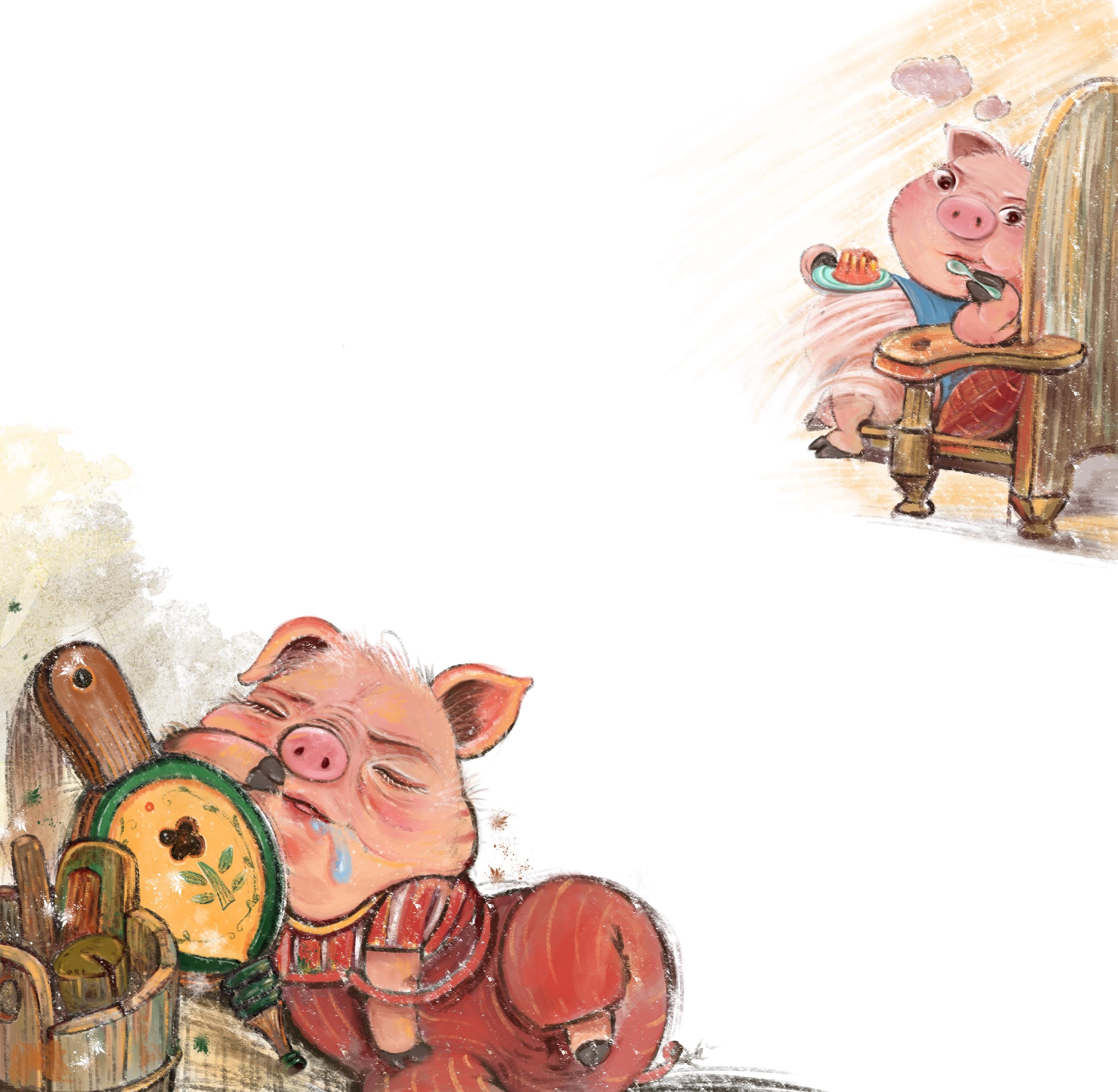 猪猪|插画|绘本|xzxt - 原创作品 - 站酷 (zcool)