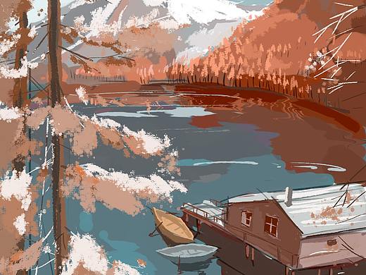 风景插画