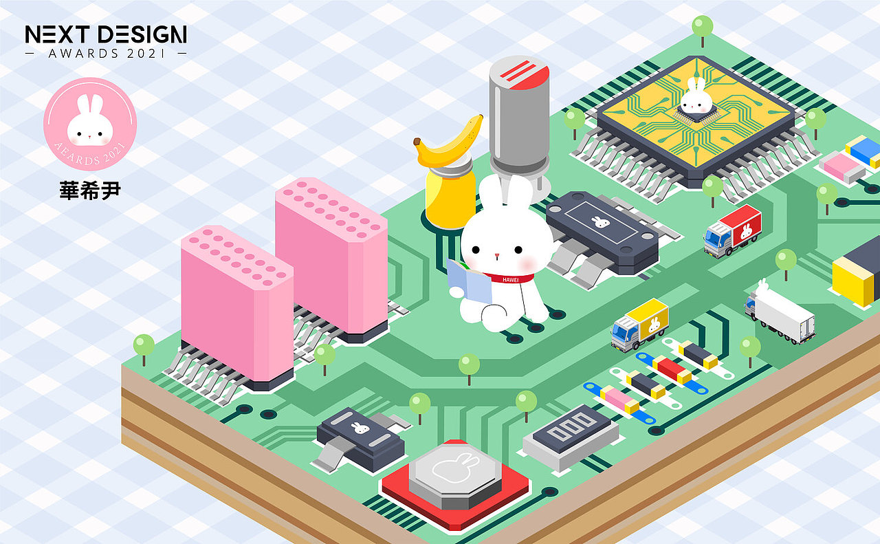 原創(chuàng)IP形象設(shè)計(jì)-小兔子（圖ZMjc3MjIzNTI0） - IP形象 - 站酷設(shè)計(jì)師赴山野原創(chuàng)素材 - 站酷ZCOOL