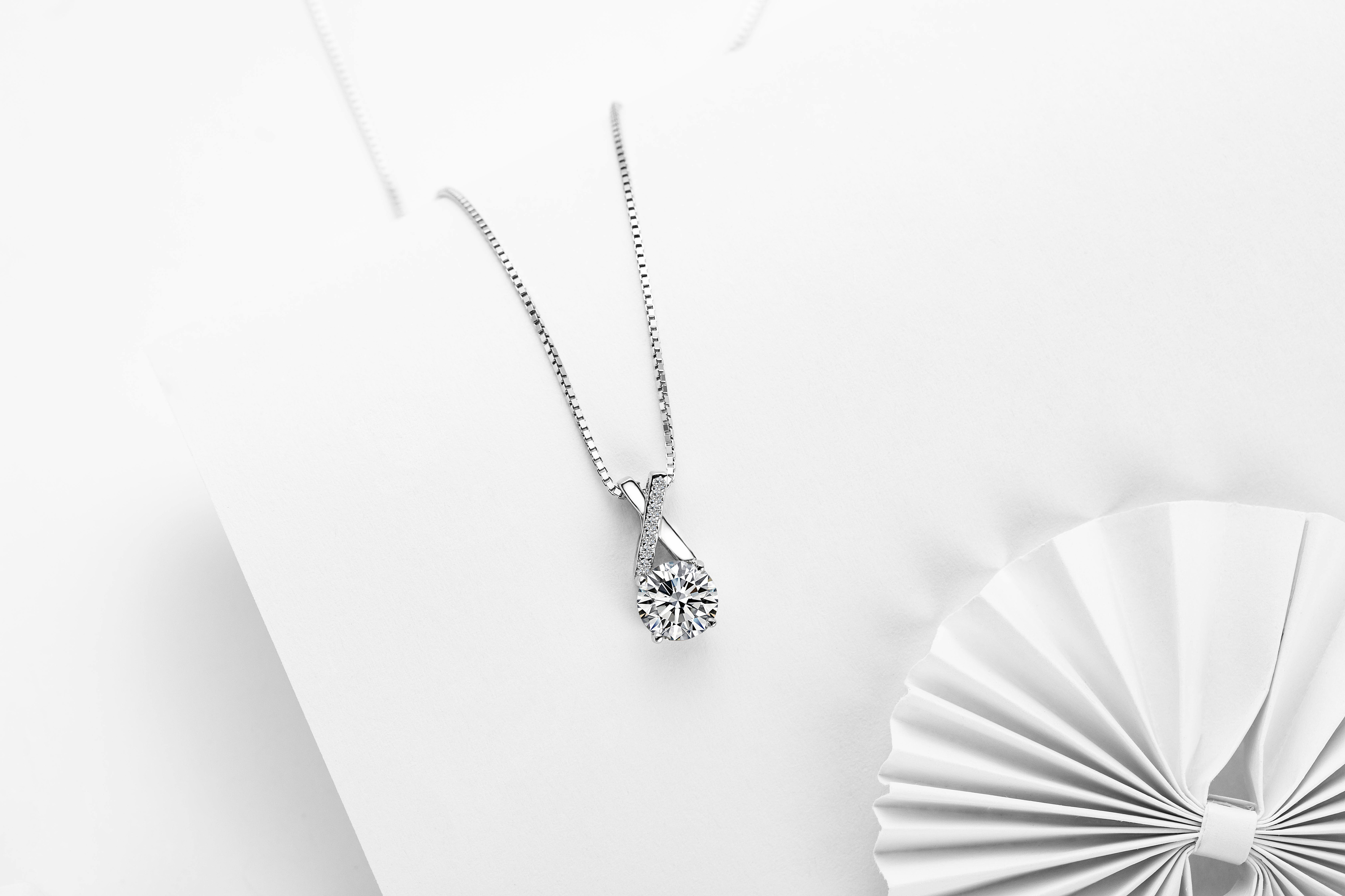 首饰银饰品项链拍摄