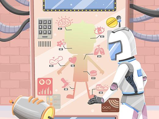 自动贩卖机世界 神笔派大赛第三名作品