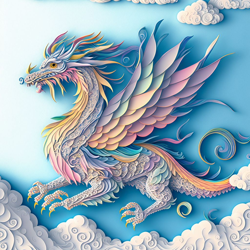 剪纸艺术----龙（图ZMzIxODUwMDY4） - 商业插画 - 站酷设计师RROOBBOOTT原创素材 - 站酷ZCOOL