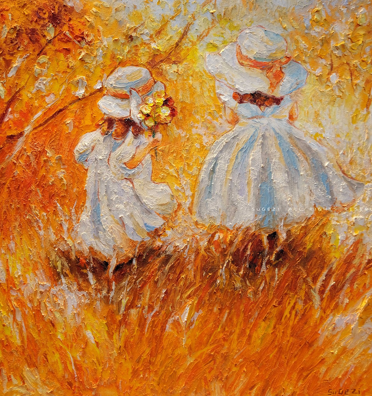 苏格子手绘油画棒人物合集