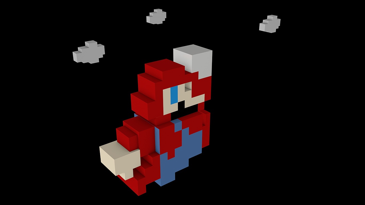 像素风格马里奥