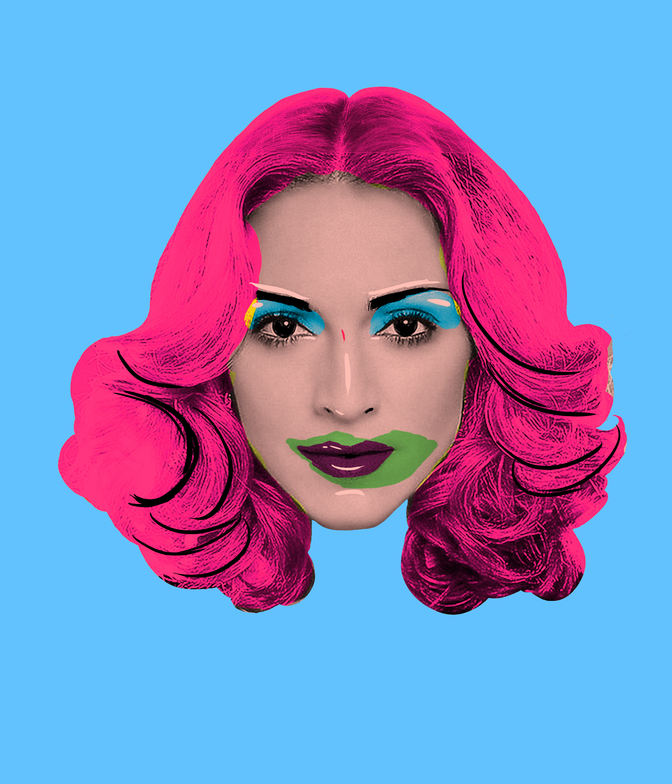 照片波普风格尝试