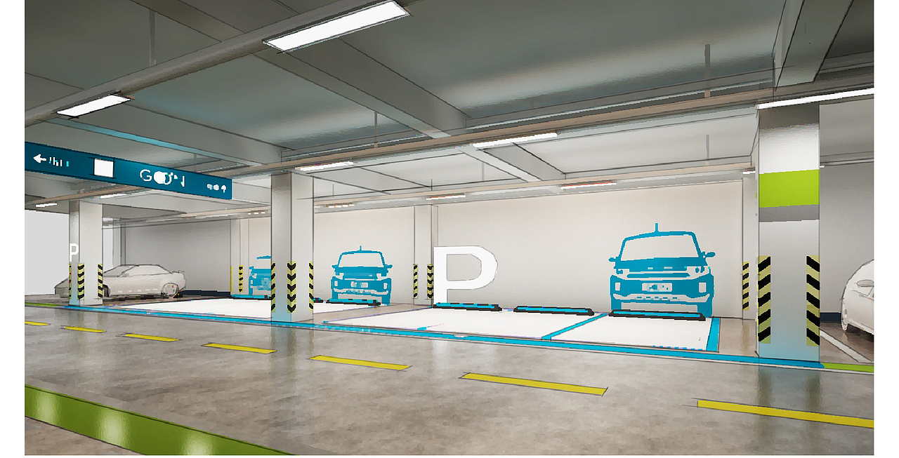 北汽轻享汽车 停车位设计（图ZMTcyOTQ2MDEy） - 展陈设计 - 站酷设计师享空间设计原创素材 - 站酷ZCOOL