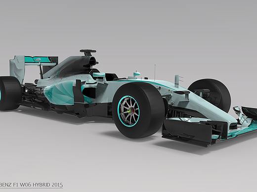 Mercedes Benz F1 W06 Hybrid 2015 渲染