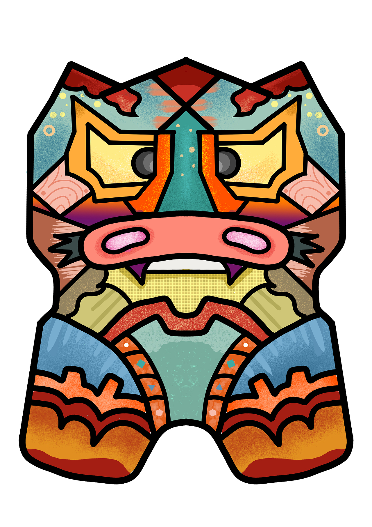 非物质文化遗产 泥叫虎 文创设计