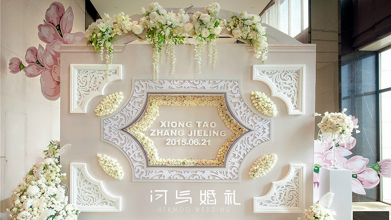 河马婚礼｜户外婚礼（绿色＋白色）（图ZMTM3NDY5NTQw） - 人文/纪实摄影 - 站酷设计师河马婚礼原创素材 - 站酷ZCOOL