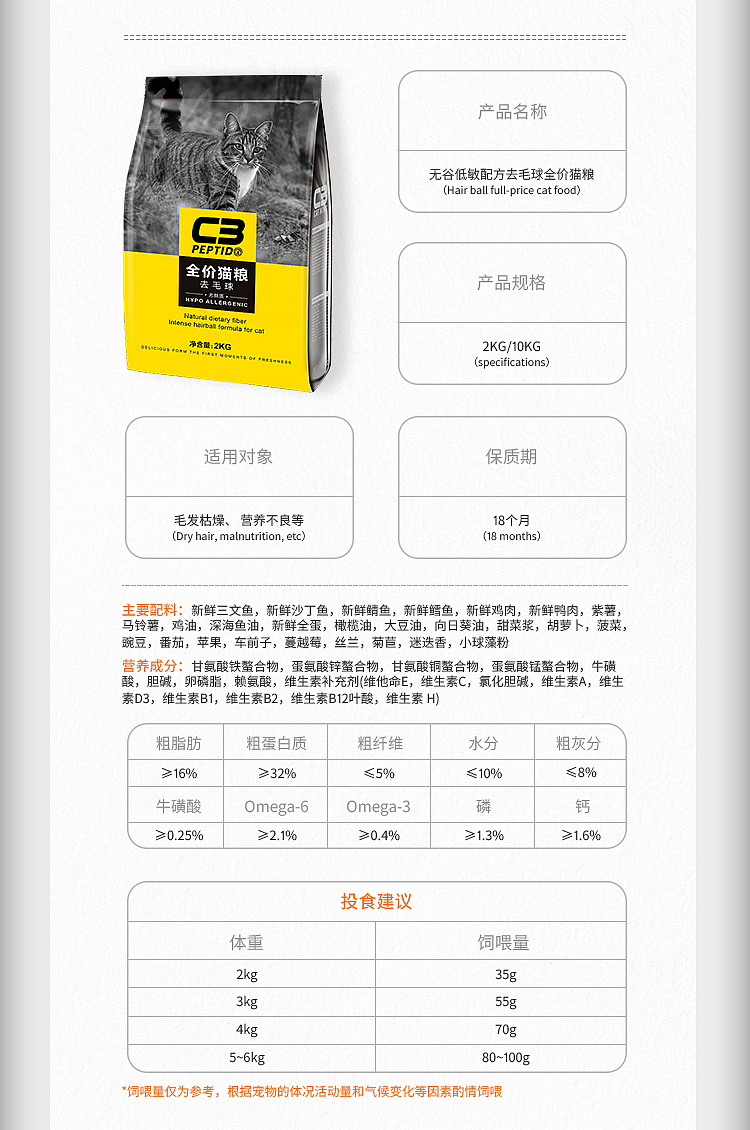 猫粮狗粮宠物主粮详情