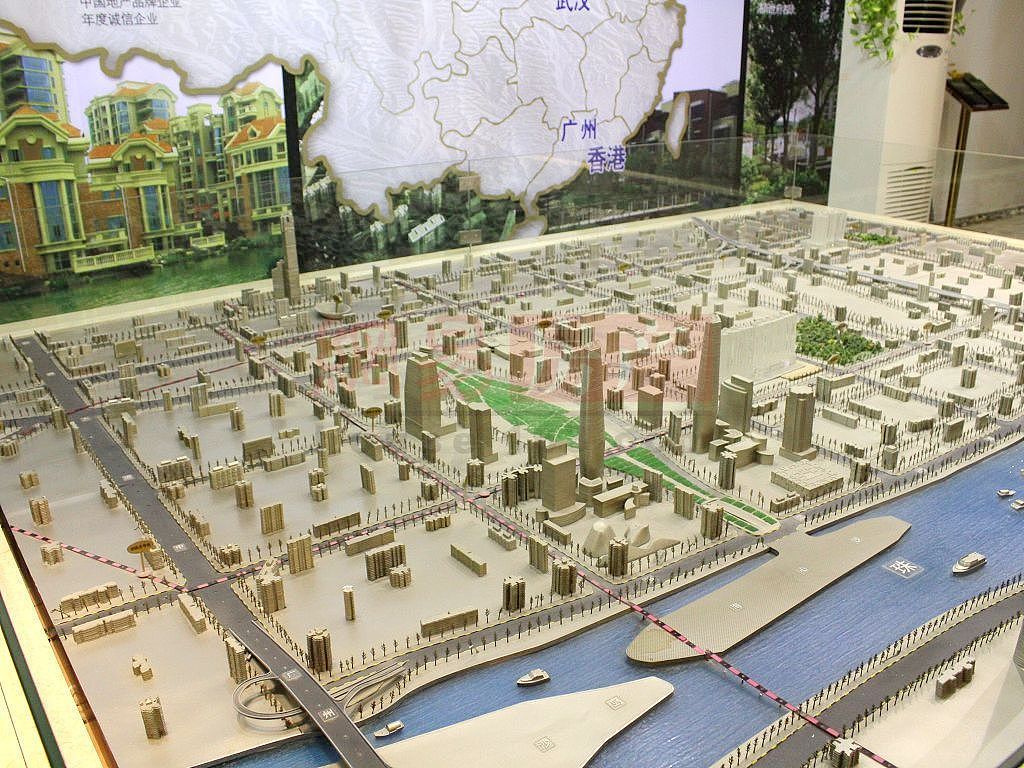 冠标数字展厅沙盘模型