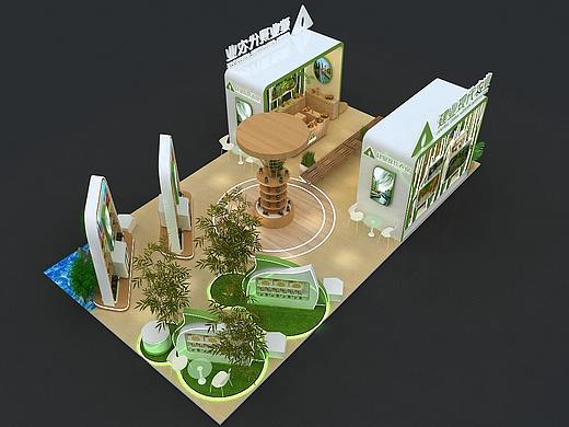 农产品展会3D效果图
