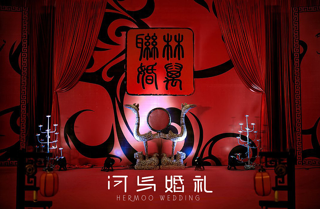河马婚礼｜汉唐婚礼（红色＋黑色）（图ZMTM4NjEyODM2） - 人文/纪实摄影 - 站酷设计师河马婚礼原创素材 - 站酷ZCOOL