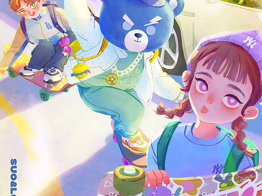 MLBKIDS冬季童装宣传插图