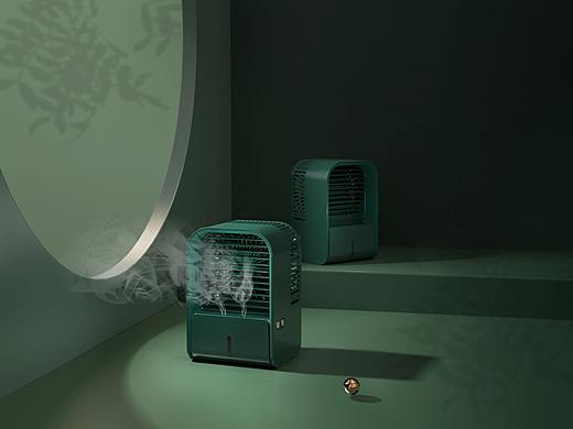 冰风加湿器风扇