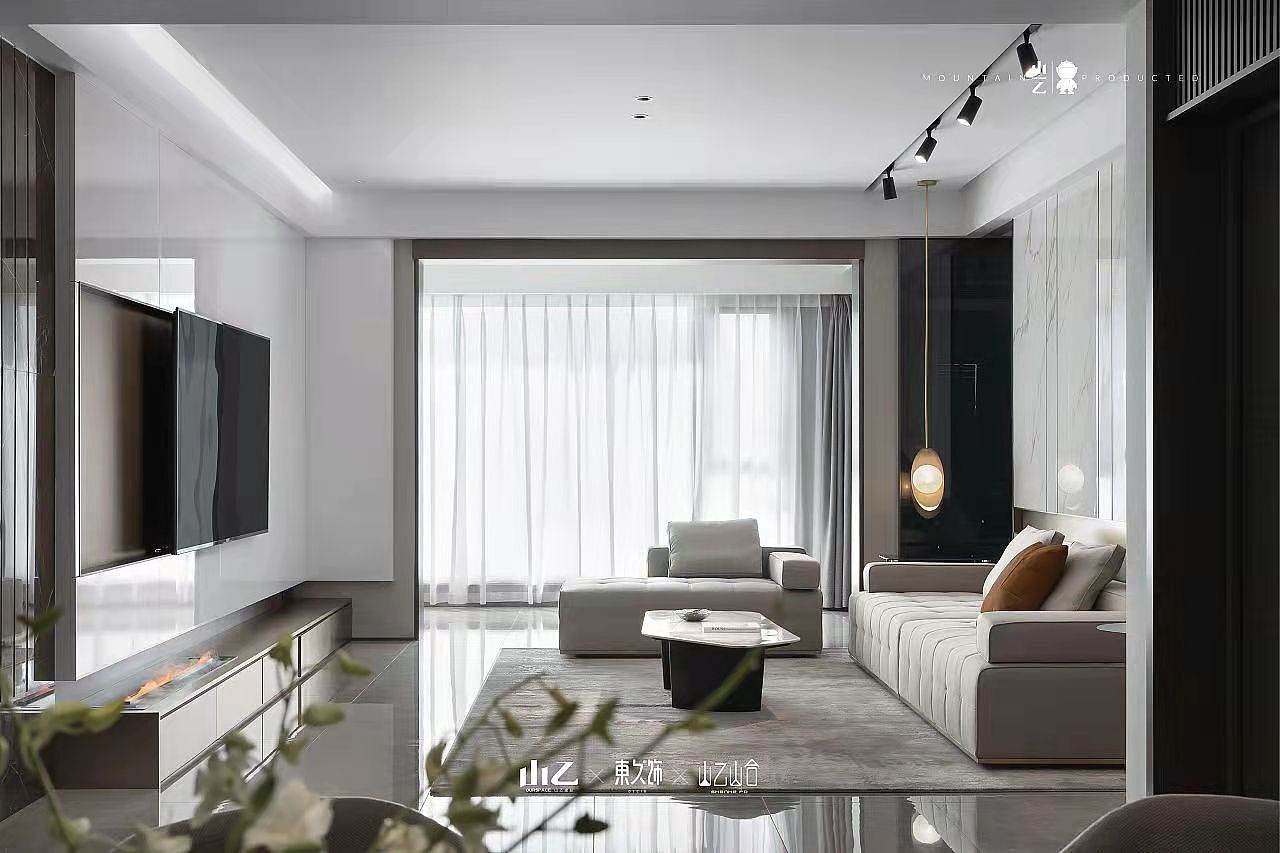 山乙建设丨效果图落地照对比图