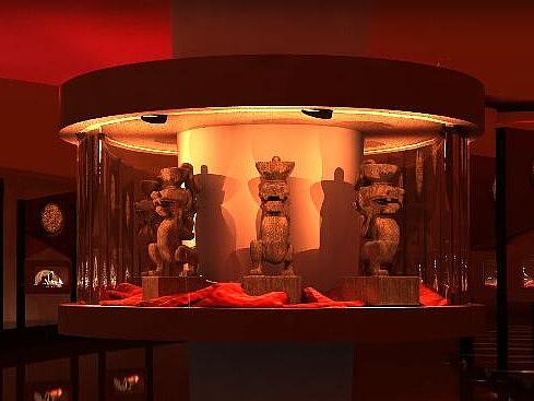 博物馆室内场景建筑漫游