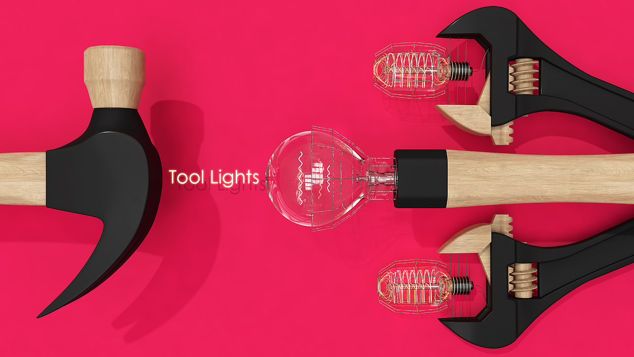 Tool Light 创意工具灯（图ZNDIyMzY4Mjg=） - 生活用品 - 站酷设计师挠头阿吉丨龚允吉原创素材 - 站酷ZCOOL