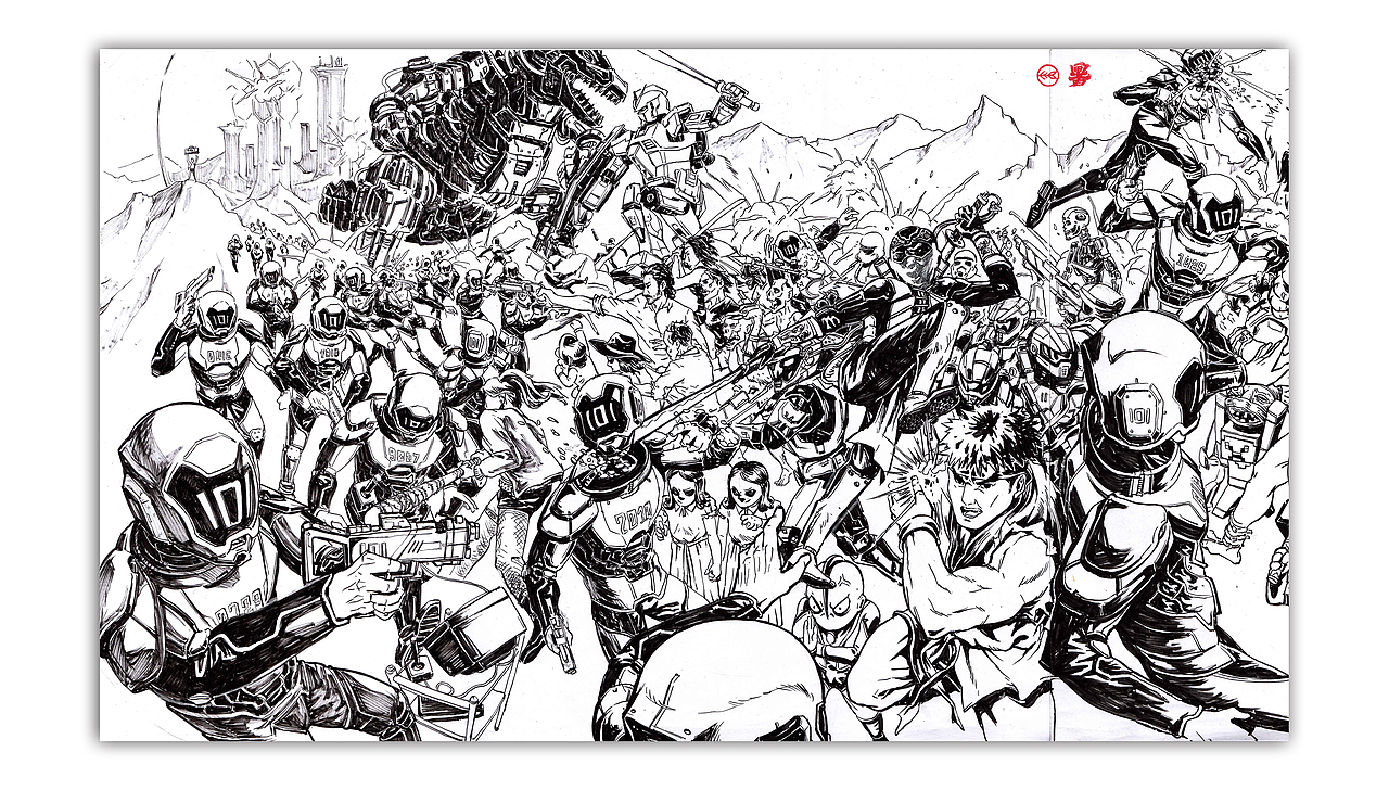 #头号玩家#插画习作（图ZMTEzMjExNjcy） - 创作习作 - 站酷设计师何浩斌原创素材 - 站酷ZCOOL