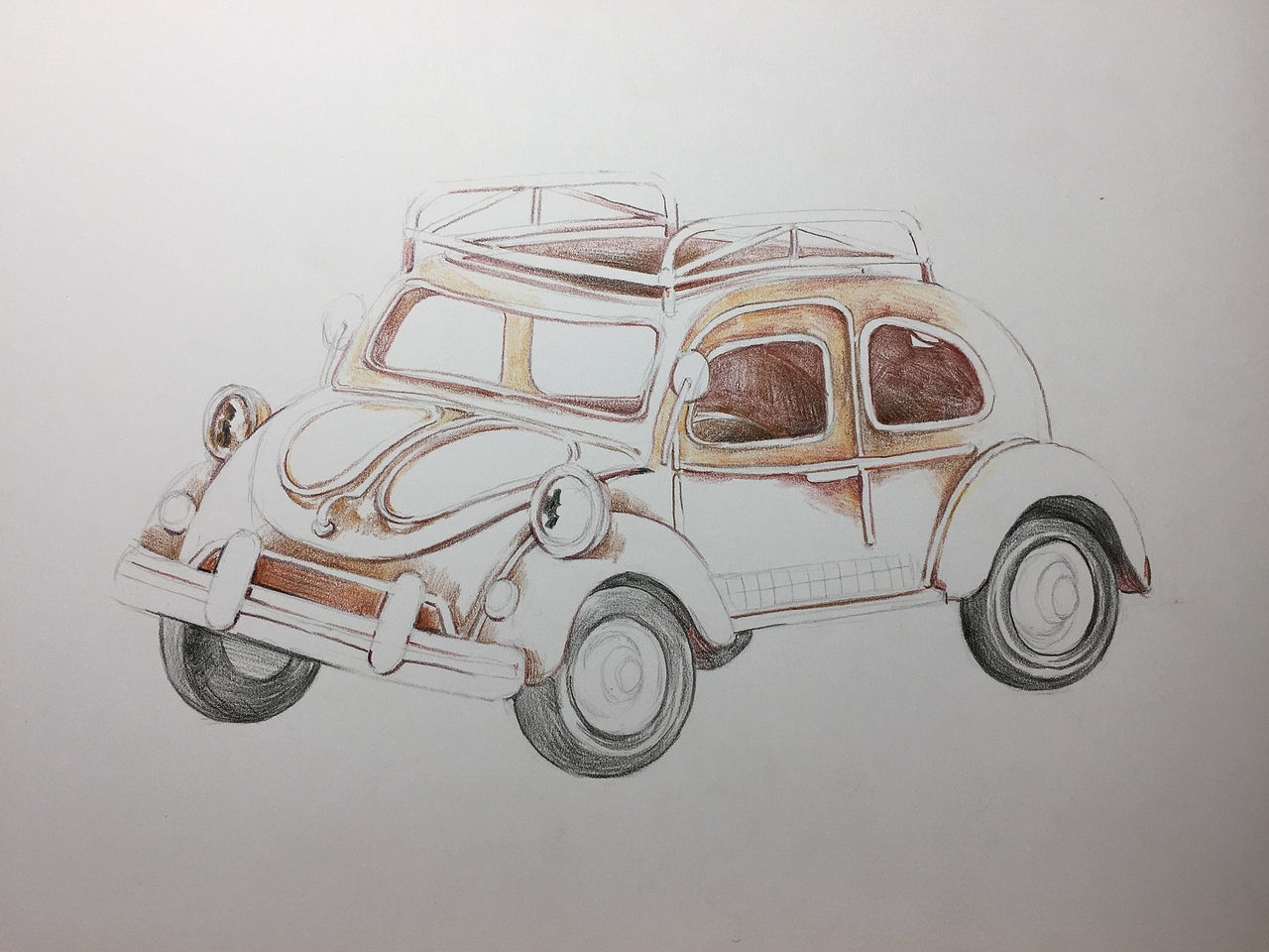 彩铅玩具小汽车