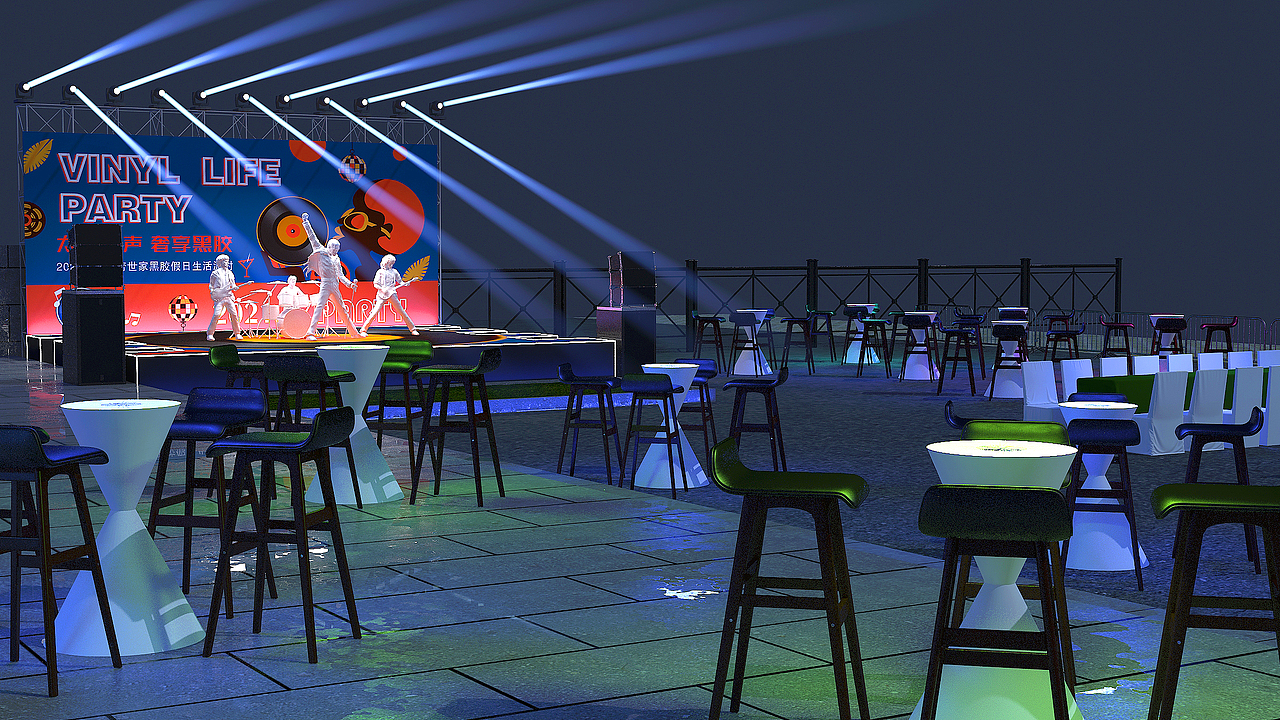 太湖黑胶派对（图ZMjYwNTAxMzQw） - 场景 - 站酷设计师翡翠卧龙原创素材 - 站酷ZCOOL