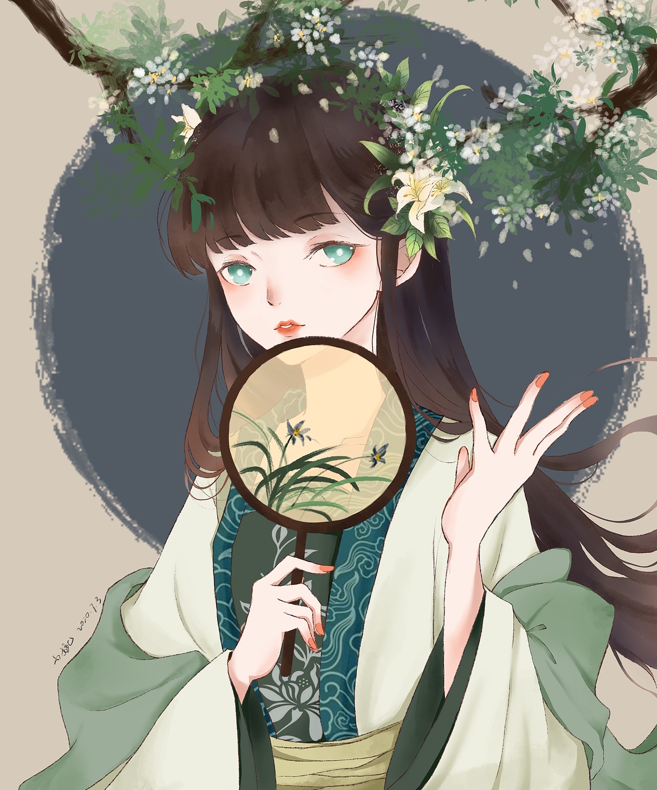 古风小姐姐（图ZMjE1NDkzNTg4） - 创作习作 - 站酷设计师不爱学习的小婉原创素材 - 站酷ZCOOL