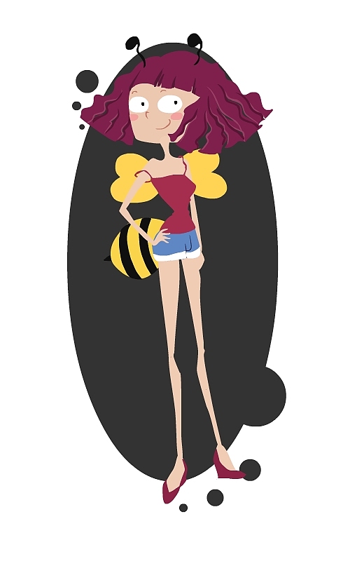 蜜蜂花园的小蜜蜂（造型）~~