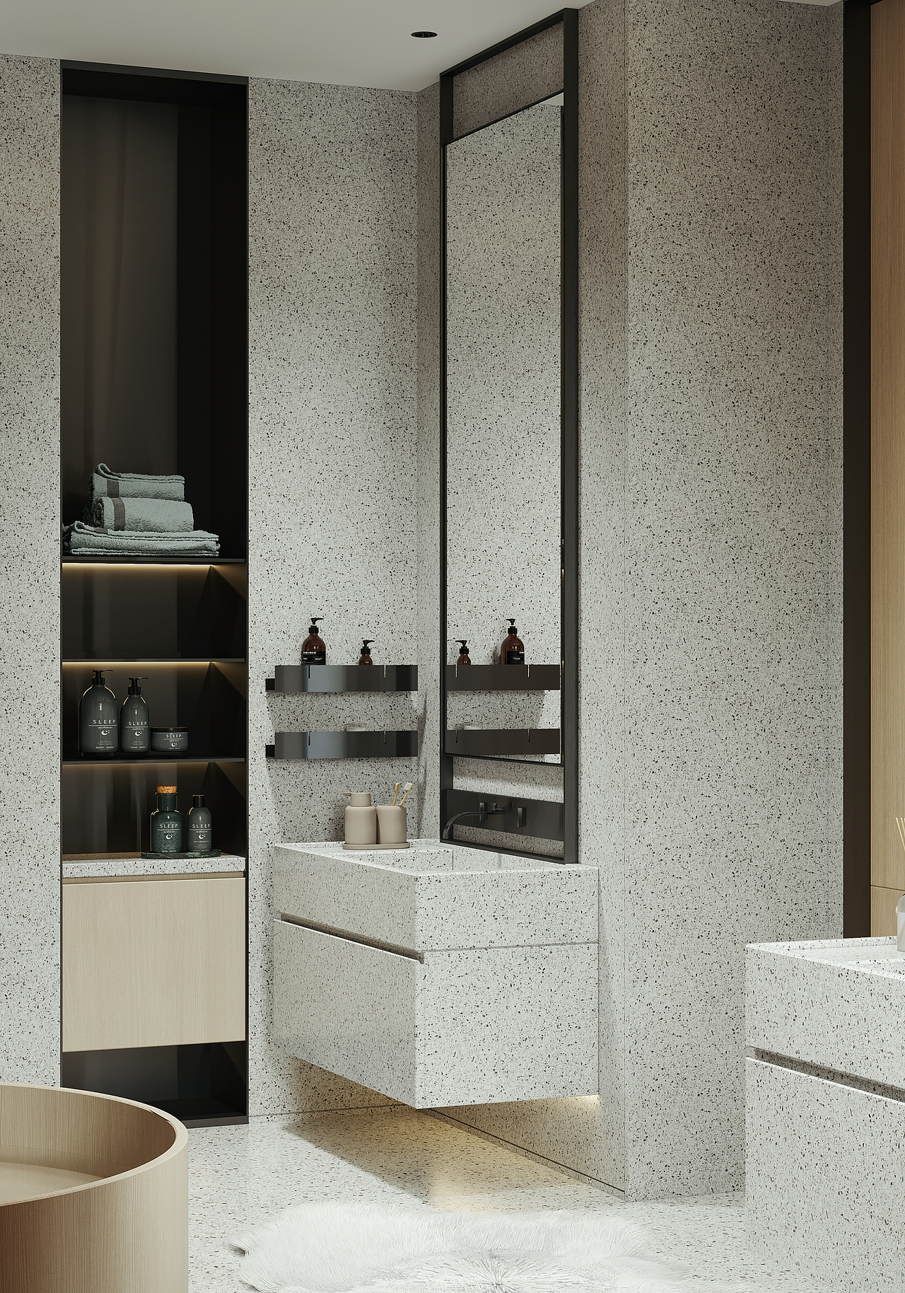 现代别墅客餐厅