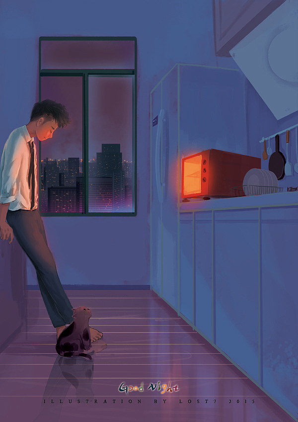 慢吞吞的生活（图ZMzg3MjU5NDA=） - 商业插画 - 站酷设计师lost7原创素材 - 站酷ZCOOL
