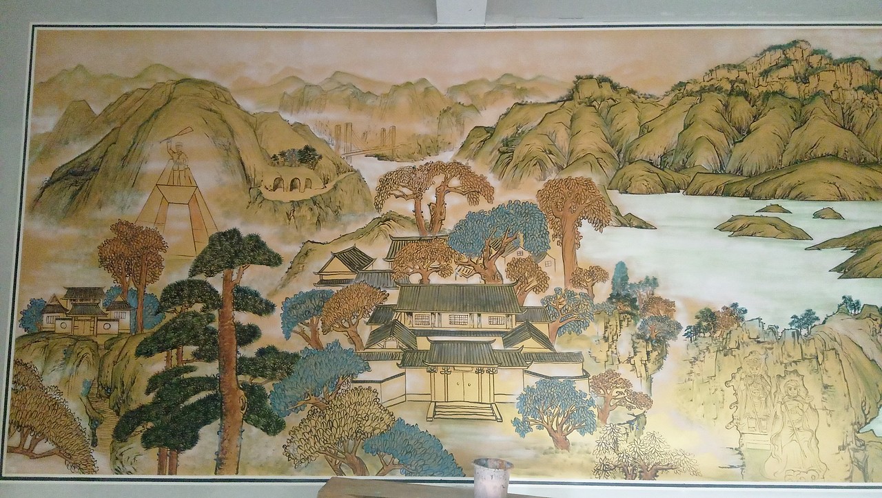 昆明禄劝民族小学校园文化建设墙体彩绘