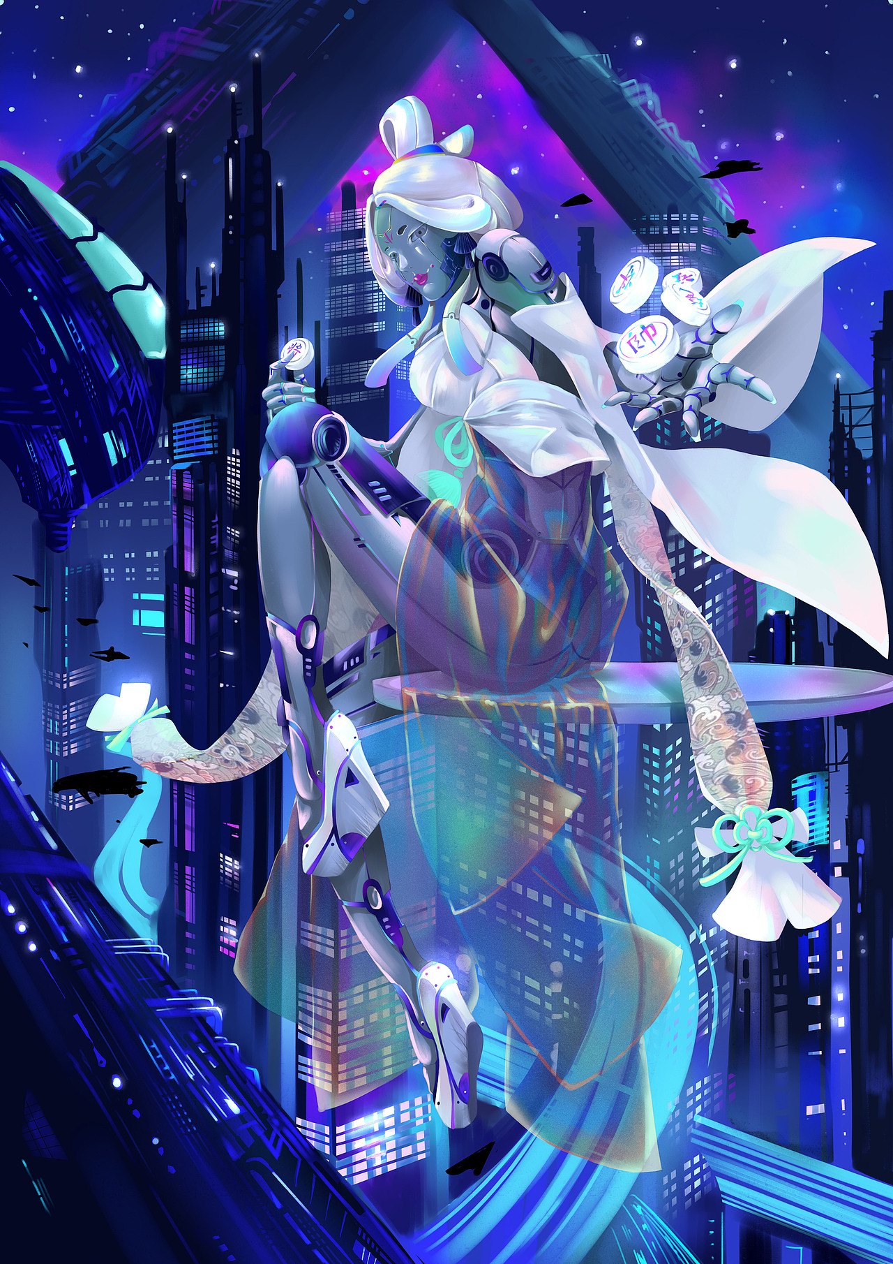 汉唐朋克（图ZMjI3MjQxNjIw） - 创作习作 - 站酷设计师荷缘原创素材 - 站酷ZCOOL