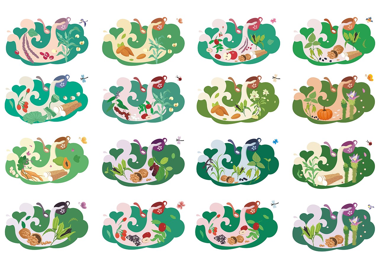 一套代餐粉包装是如何炼成的？（图ZNjc0MzkxMjg=） - 包装 - 站酷设计师立方甲设计原创素材 - 站酷ZCOOL