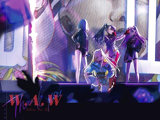 偶像游戏-W.A.W-界面练习（个人主页-ZNTMxMDc3MDg=） - 游戏UI - 站酷设计师你的好邻居章鱼哥原创素材 - 站酷ZCOOL