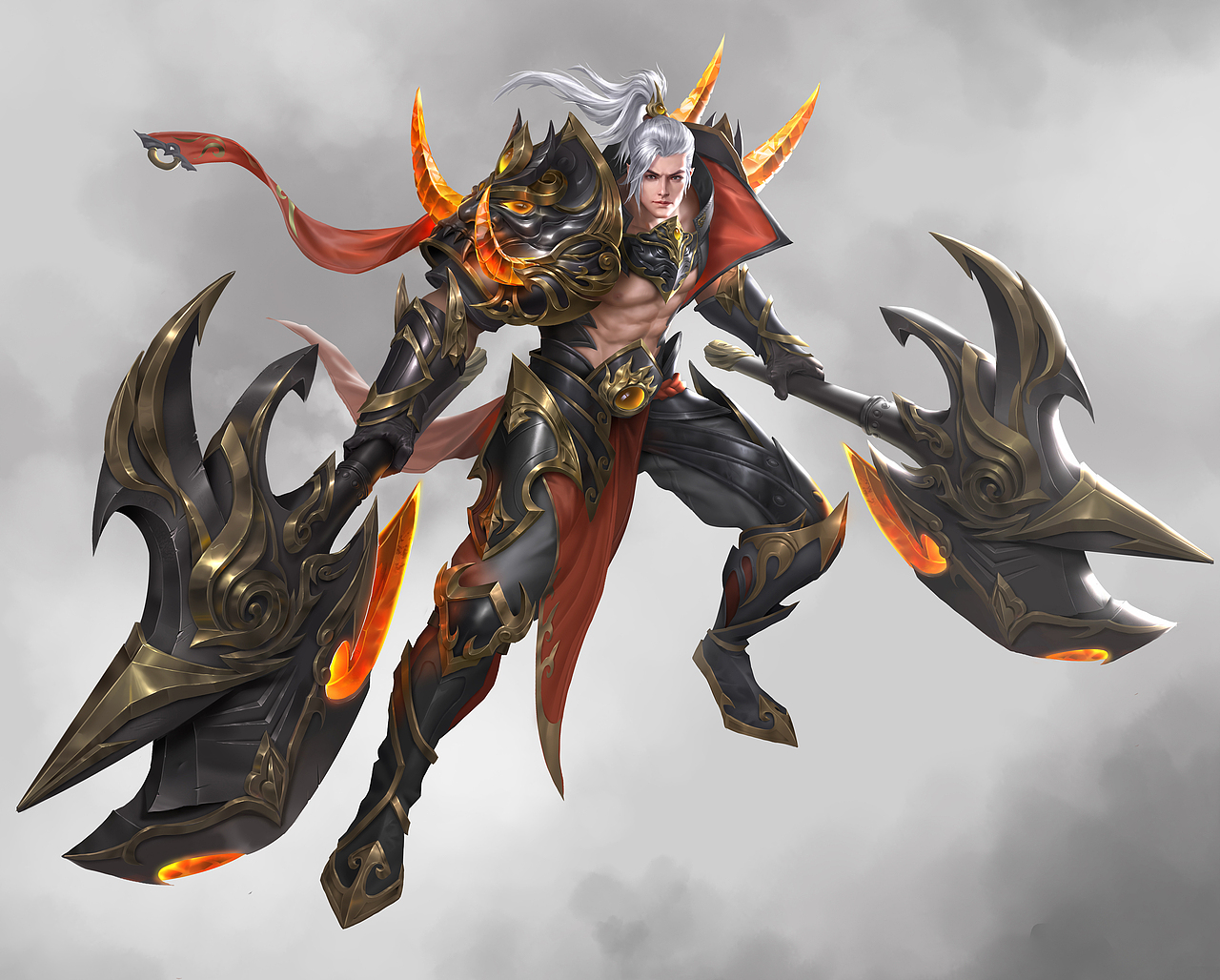 战士|插画|游戏原画|草野漆_原创作品-站酷zcool