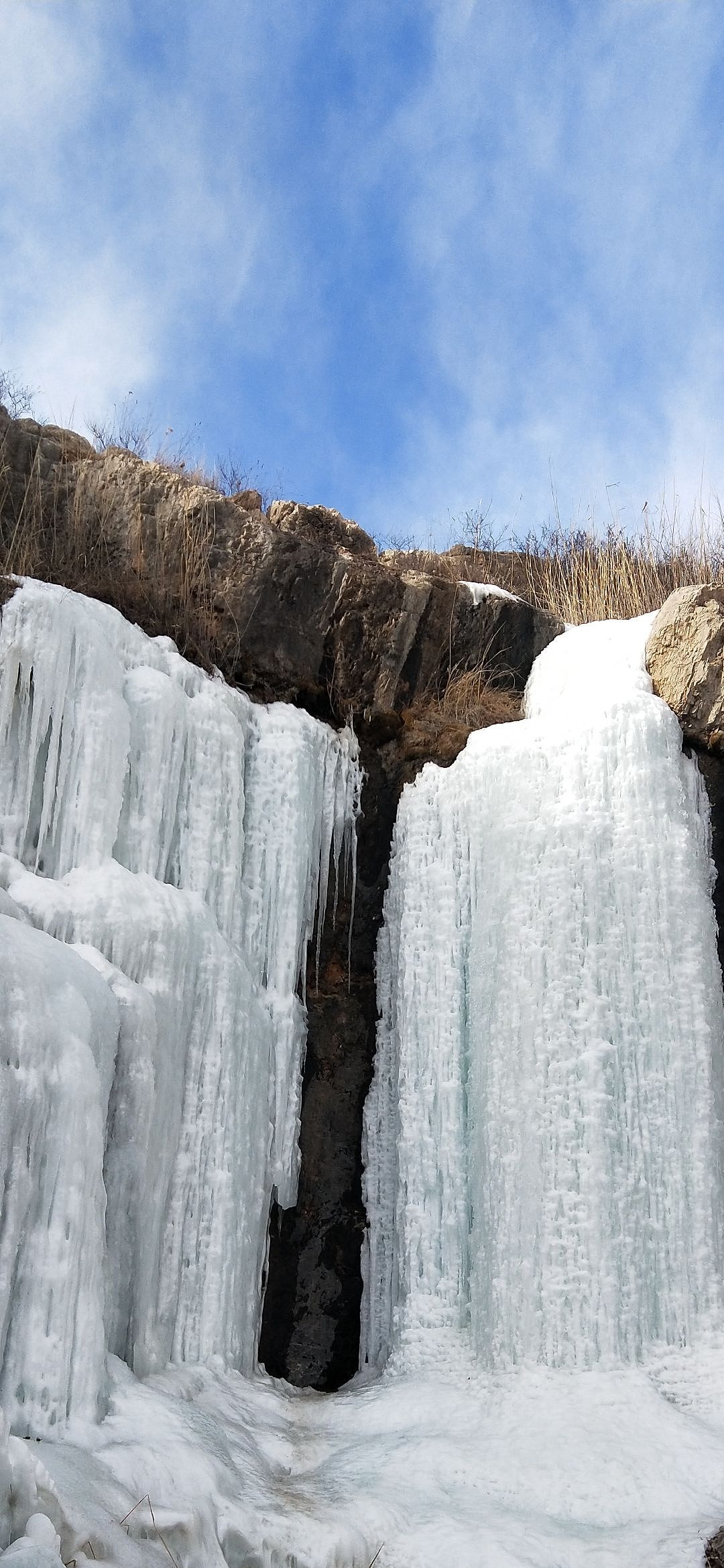 冰瀑布,自然形成的美