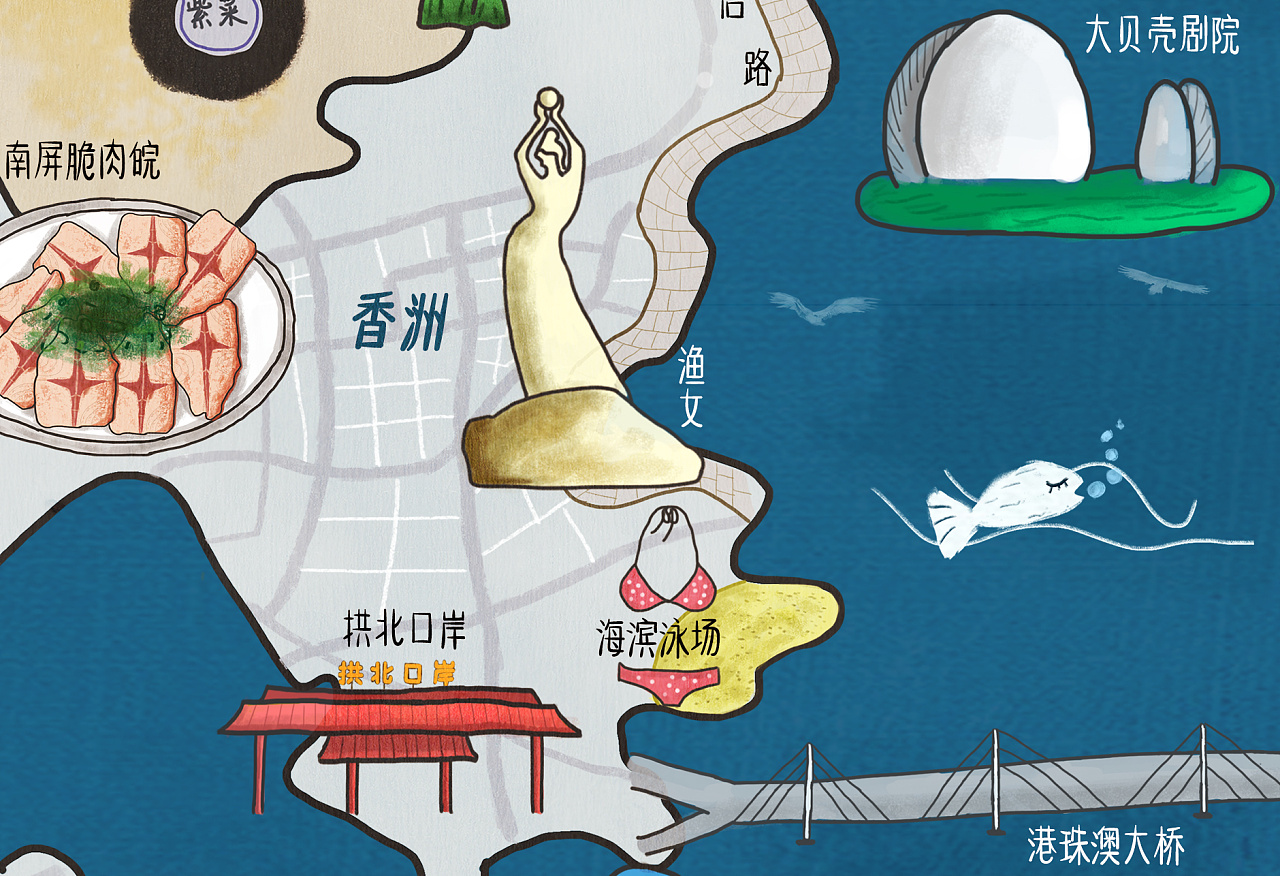 地图part2—珠海市香洲区
