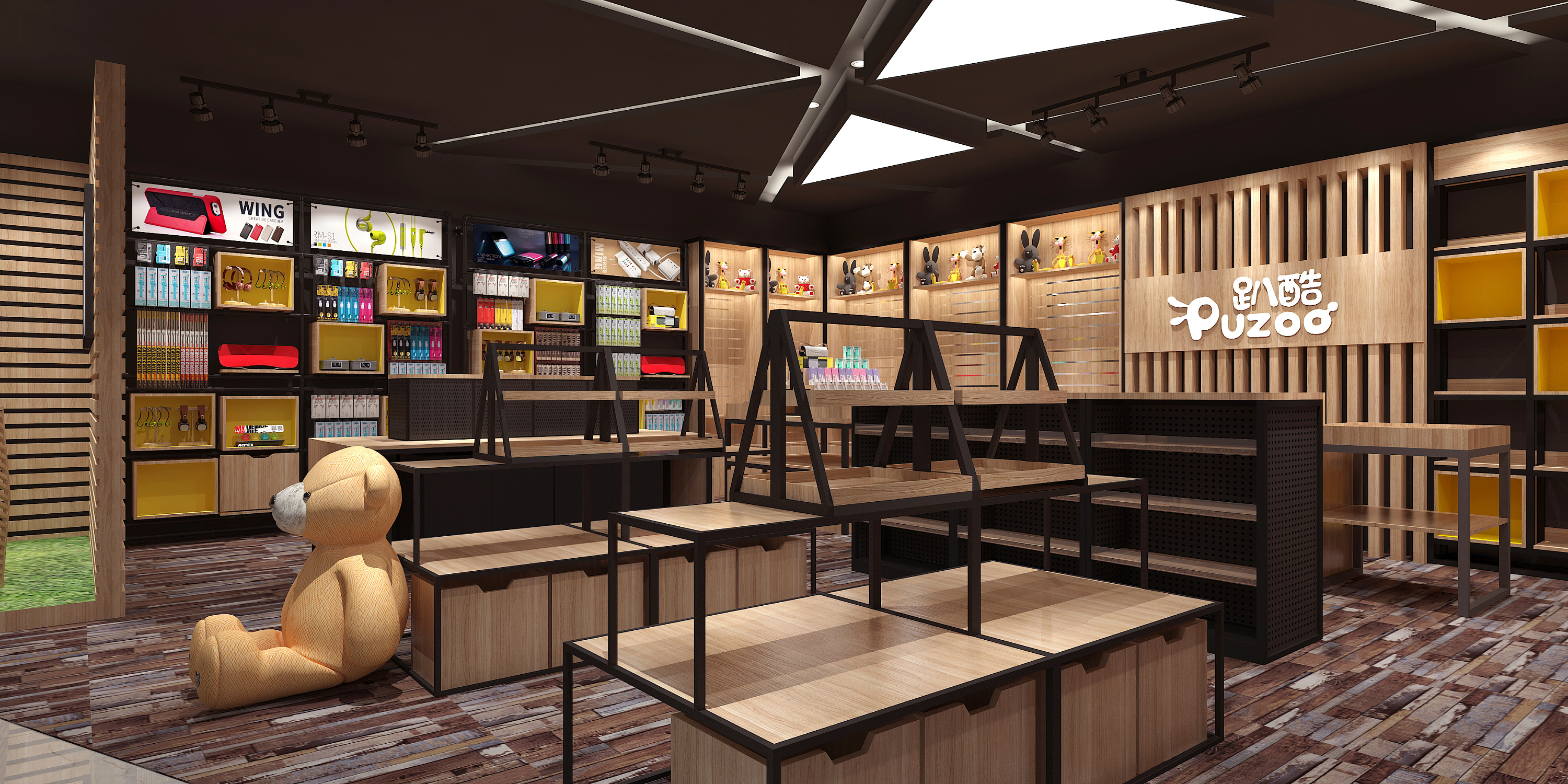 趴酷专卖店|空间|展示设计 |易汐品牌设计 - 原创作品 - 站酷 (zcool)