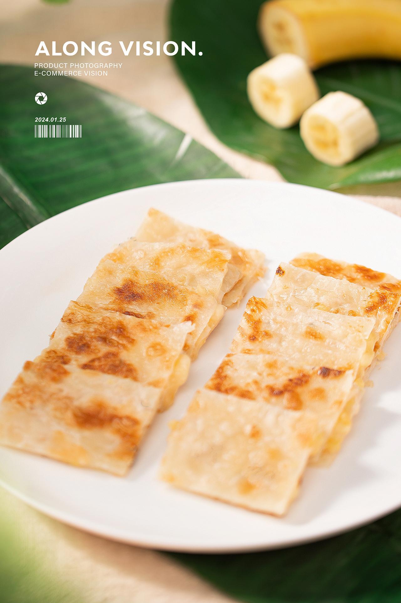 印度飞饼水果飞饼拍摄