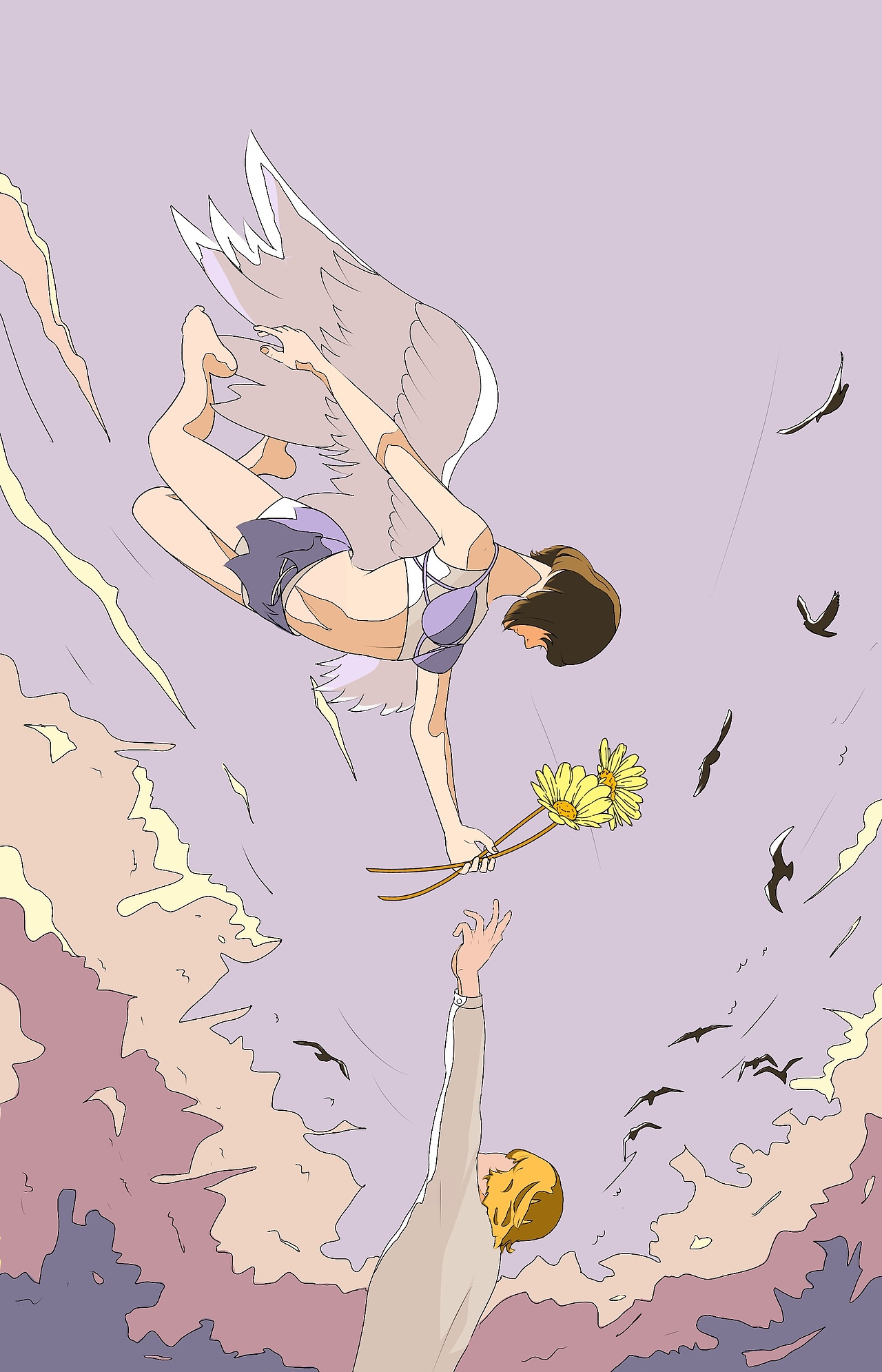 以《海子诗选》为灵感的系列插画2（图ZMjk1MTc2MTk2） - 商业插画 - 站酷设计师南瓜头N原创素材 - 站酷ZCOOL