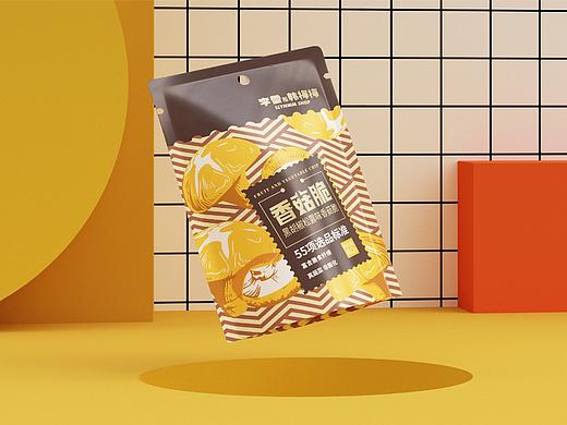 "李雷与韩梅梅"果蔬脆系列包装设计-休闲食品包装设计