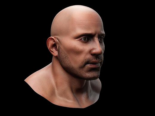 强森肖像（个人主页-ZNDI5MTU4Njg=） - 人物/生物 - 站酷设计师JeasonXu原创素材 - 站酷ZCOOL