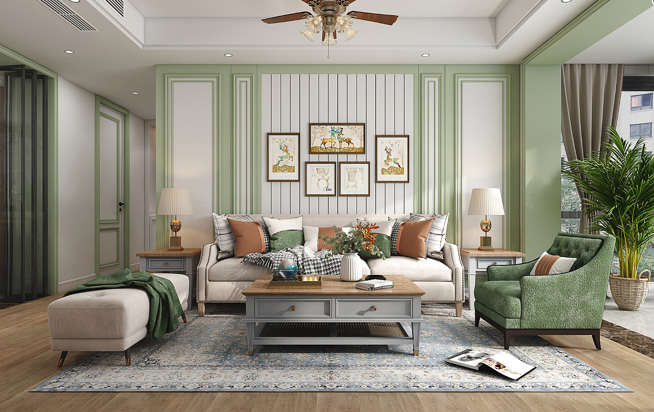 美式全屋设计（图ZMjU4MTEwOTAw） - 家装设计 - 站酷设计师啊阿宝原创素材 - 站酷ZCOOL