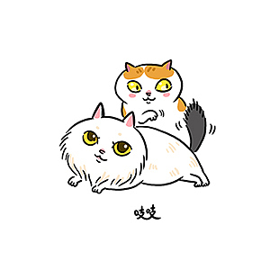 最近画的猫子狗子第二弹（图ZNDIxOTE2OTI=） - 单幅漫画 - 站酷设计师zhizhi吱吱原创素材 - 站酷ZCOOL