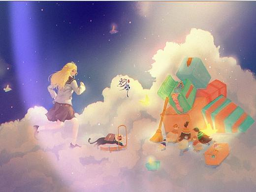 梦境碎片 奔跑（个人主页-ZNTQ3NDAyMzI=） - 创作习作 - 站酷设计师是朽木嘤原创素材 - 站酷ZCOOL