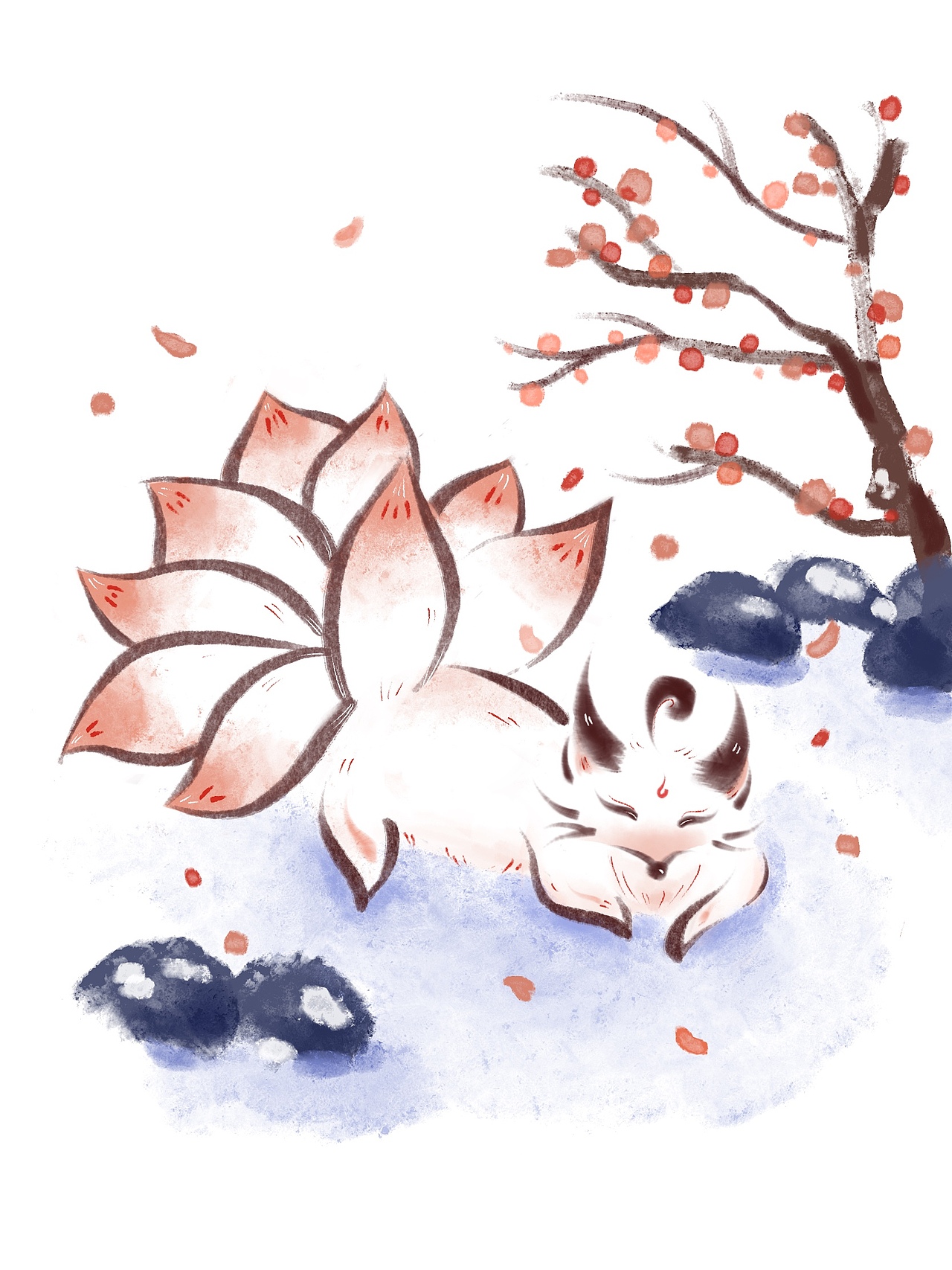 岁月静好的山海经（图ZMjQ1NTA0NTA0） - 创作习作 - 站酷设计师嘻嗷原创素材 - 站酷ZCOOL