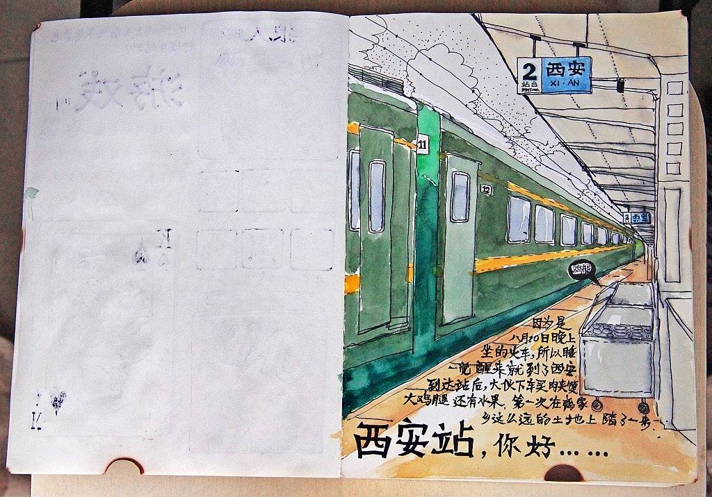带上本子走吧！西藏！#出发的勇气2014#（图ZMjAxNjA3ODA=） - 创作习作 - 站酷设计师王比森bsen原创素材 - 站酷ZCOOL