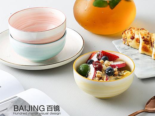 手绘碗