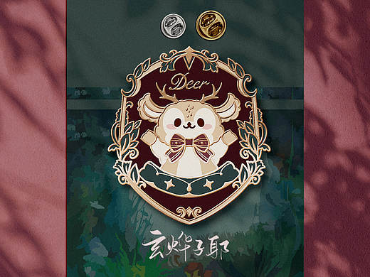 一些动物可爱徽章