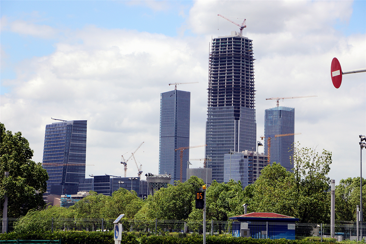 上海前滩CBD在建工程二阶段纪实摄影（将用于出版物）（图ZMTczNjc2NTI0） - 环境/建筑摄影 - 站酷设计师尚沪晴好原创素材 - 站酷ZCOOL