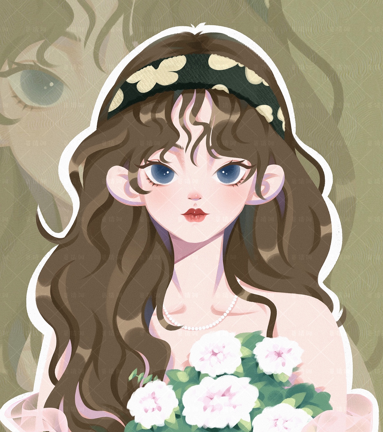 头像练习（二）（图ZMjY4MzczNTY4） - 商业插画 - 站酷设计师觅清河原创素材 - 站酷ZCOOL